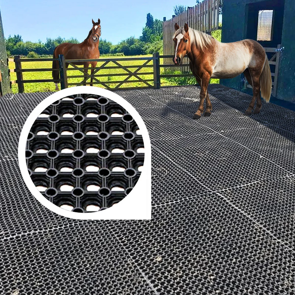 Hollow Walkway Horse Mats