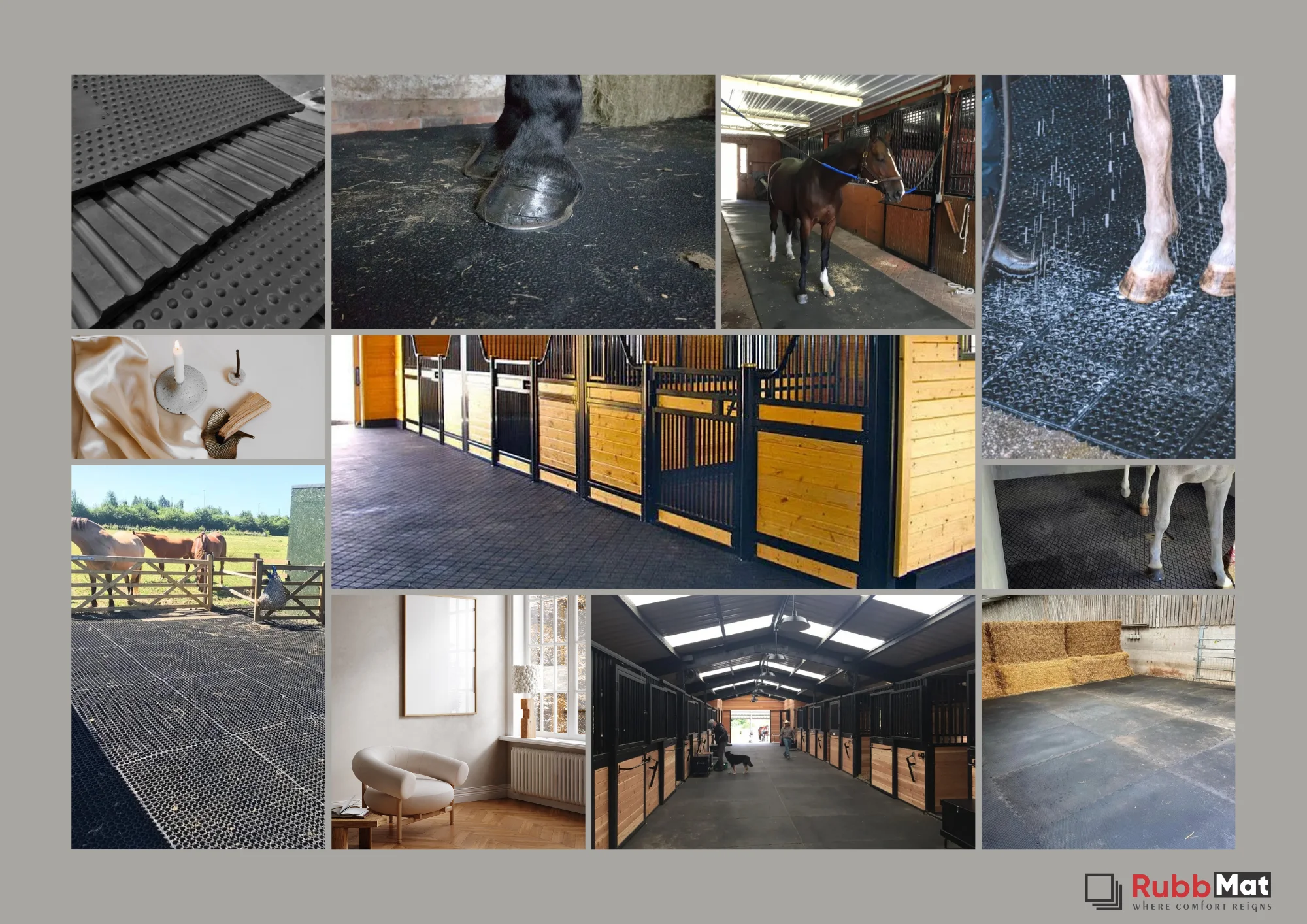 Types of Rubber Stall Mats