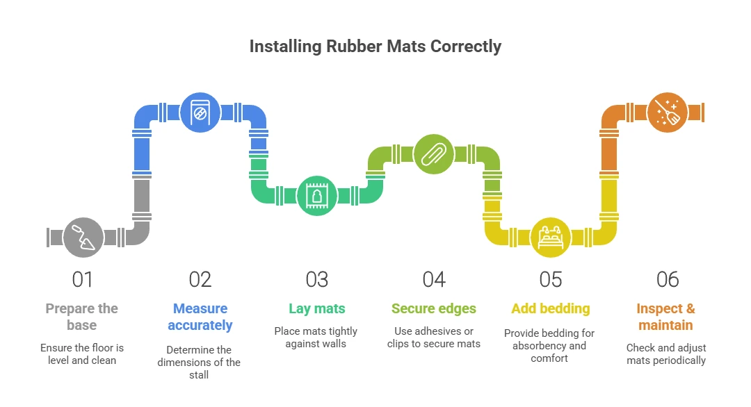 How to Install Rubber Mats Correctly