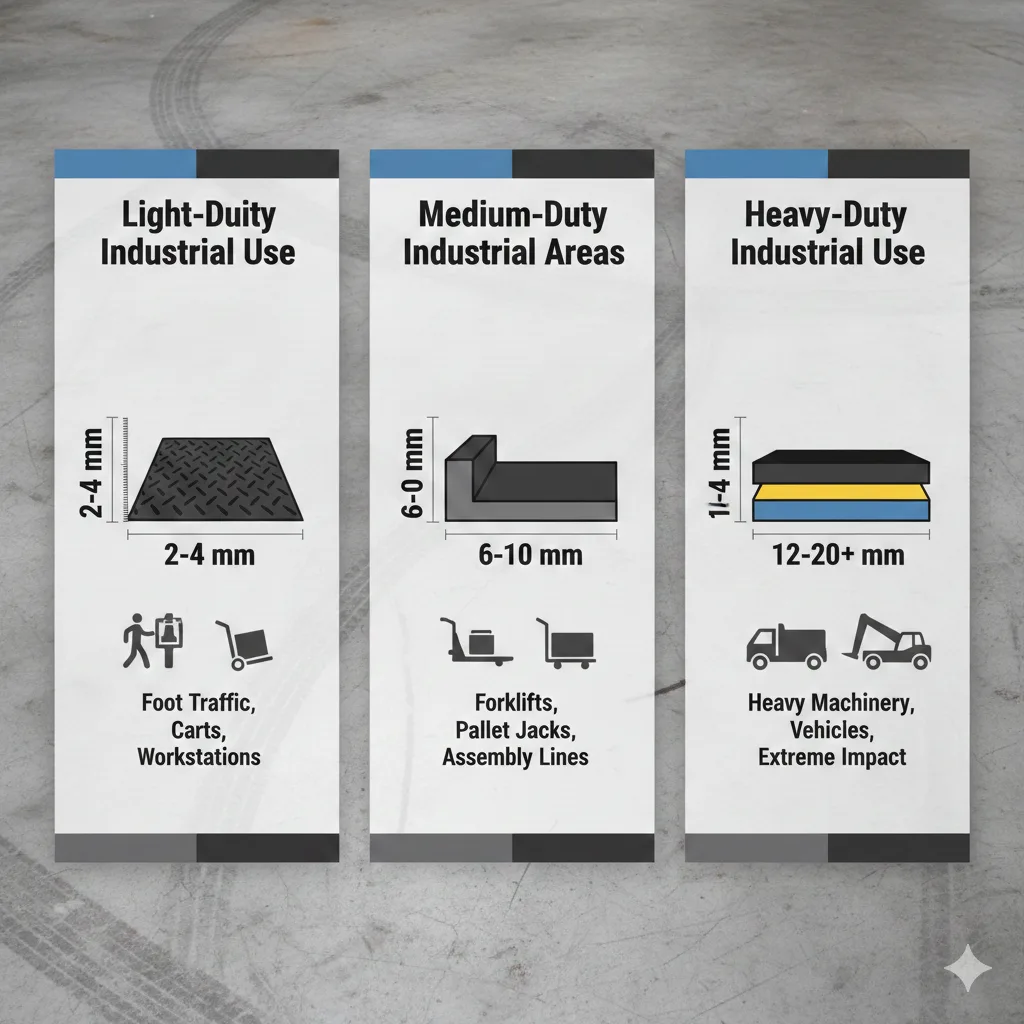 What Thickness Is Ideal for Industrial Rubber Flooring