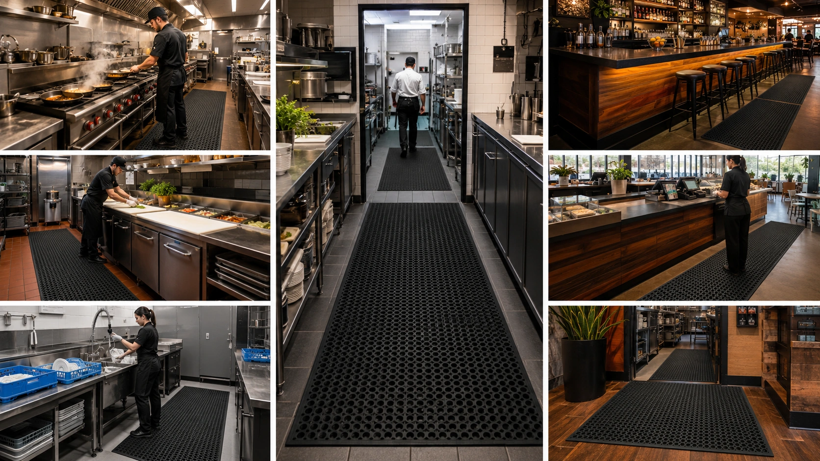 Best Areas to Use Rubber Restaurant Mats
