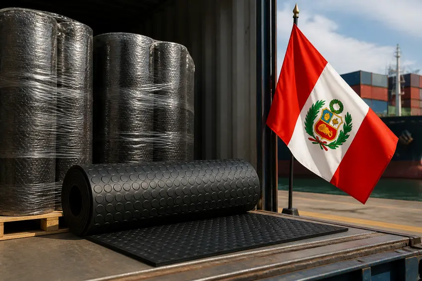 Top Industrial Rubber Mat Exporter to Peru